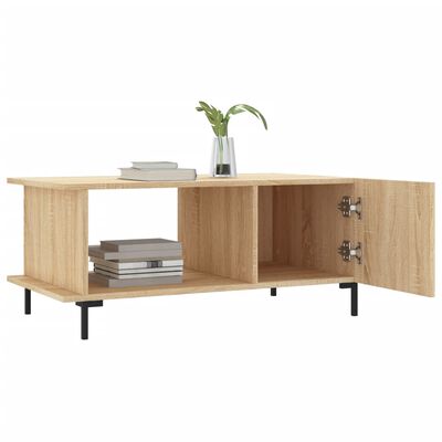 vidaXL Coffee Table Sonoma Oak 90x50x40 cm Engineered Wood