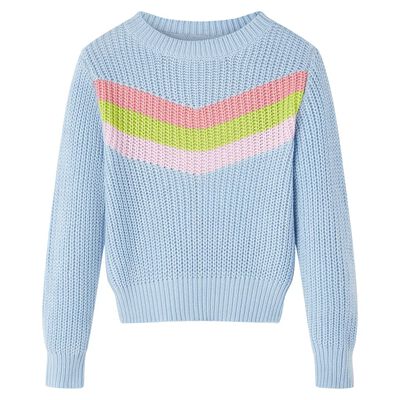 Kids' Sweater Knitted Blue 116