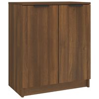 vidaXL Shoe Cabinet Brown Oak 59x35x70 cm Engineered Wood