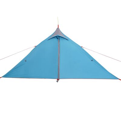 vidaXL Camping Tent Tipi 1-Person Blue Waterproof