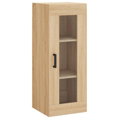 vidaXL Highboard Sonoma Oak 34.5x34x180 cm Engineered Wood