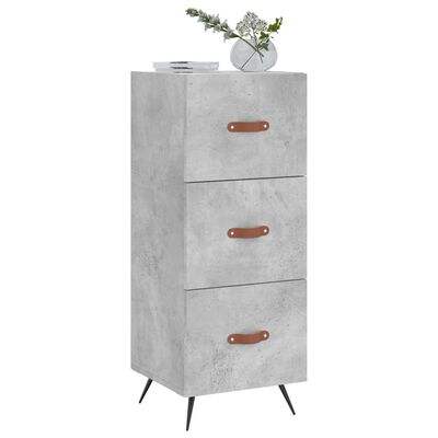 vidaXL Sideboard Concrete Grey 34.5x34x90 cm Engineered Wood