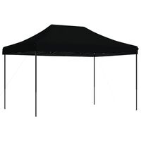 vidaXL Foldable Party Tent Pop-Up Black 410x279x315 cm