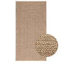 vidaXL Rug ZIZUR 80x150 cm Jute Look Indoor and Outdoor