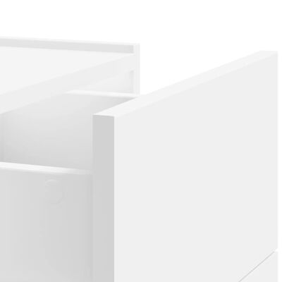 vidaXL Wall-mounted Bedside Cabinet White 45x30x35 cm