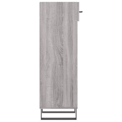 vidaXL Shoe Cabinet Grey Sonoma 30x35x105 cm Engineered Wood