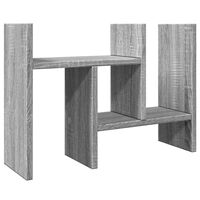 vidaXL Desk Organiser Grey Sonoma 34.5x15.5x35.5 cm Engineered wood