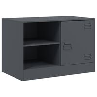 vidaXL TV Cabinet Anthracite 67x39x44 cm Steel