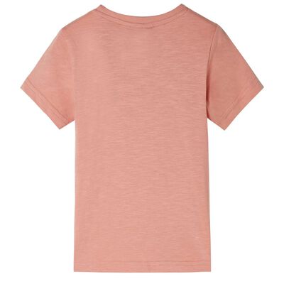 Kids' T-shirt with Short Sleeves Light Orange 116