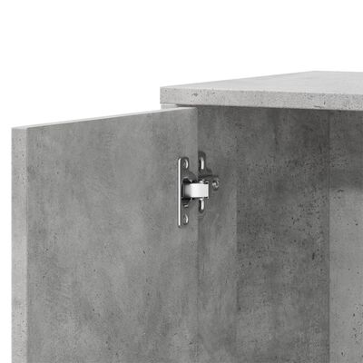 vidaXL Sideboard Concrete Grey 60x31x70 cm Engineered Wood