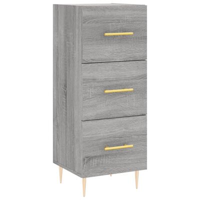 vidaXL Highboard Grey Sonoma 34.5x34x180 cm Engineered Wood