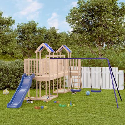 vidaXL Outdoor Playset Solid Wood Pine