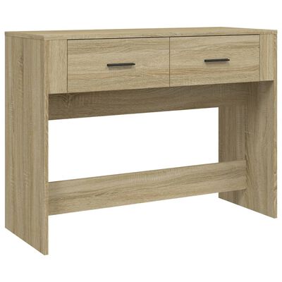 vidaXL Console Table Sonoma Oak 100x39x75 cm Engineered Wood