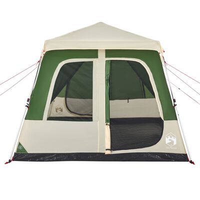 vidaXL Family Tent Dome 8-Person Green Quick Release