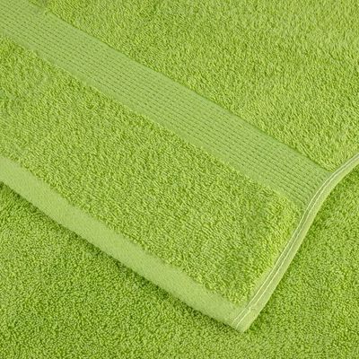 vidaXL 12 Piece Premium Towel Set SOLUND Green 600 gsm