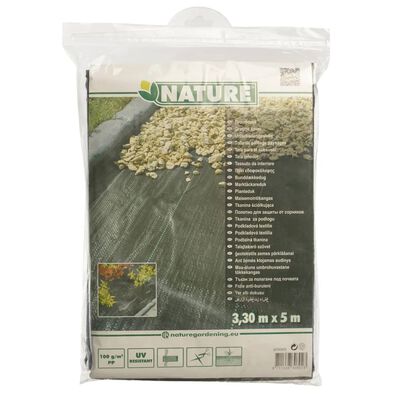 Nature Weed Control Ground Cover 3.3x5 m Black