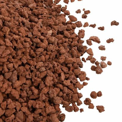 vidaXL Volcanic Rocks 25 kg Red 5-8 mm