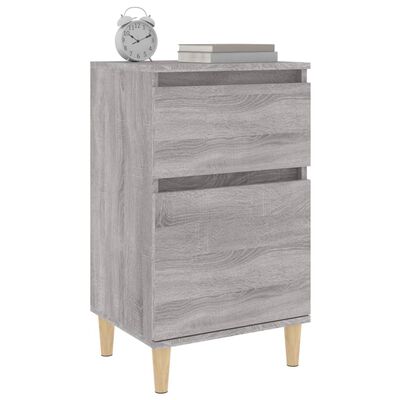 vidaXL Bedside Cabinets 2 pcs Grey Sonoma 40x35x70 cm