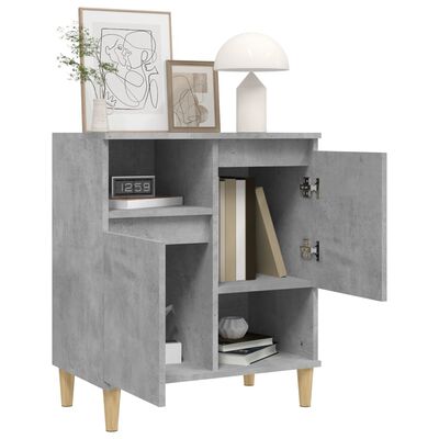 vidaXL Sideboard Concrete Grey 60x35x70 cm Engineered Wood