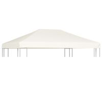 vidaXL Gazebo Top Cover 310 g/m² 4x3 m Cream White