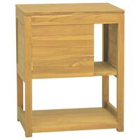 vidaXL Bathroom Cabinet 60x40x75 cm Solid Wood Teak