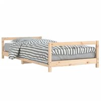 vidaXL Kids Bed Frame 90x190 cm Solid Wood Pine