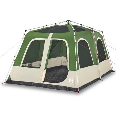 vidaXL Family Tent Dome 8-Person Green Quick Release