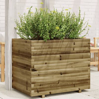 vidaXL Garden Planter 90x60x72 cm Impregnated Wood Pine