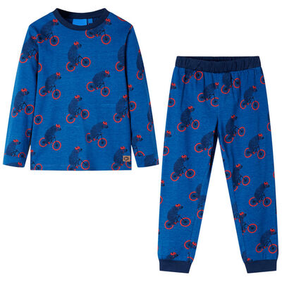 Kids' Pyjamas with Long Sleeves Petrol 128