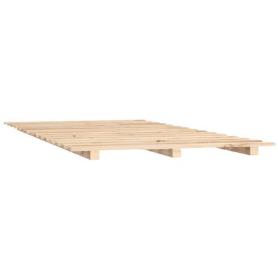 vidaXL Bed Frame without Mattress 100x200 cm Solid Wood Pine