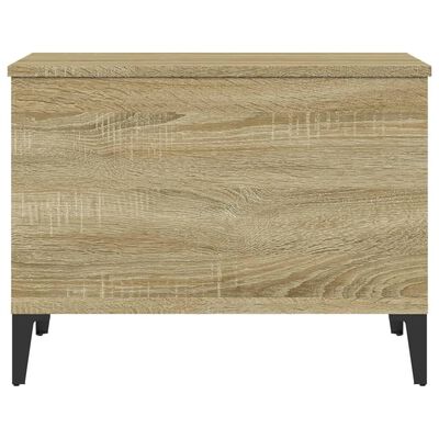 vidaXL Coffee Table Sonoma Oak 60x44.5x45 cm Engineered Wood