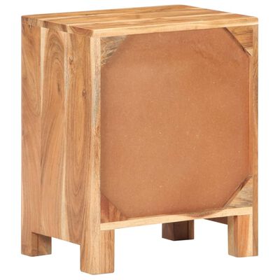 vidaXL Bedside Cabinet 40x30x50 cm Solid Acacia Wood