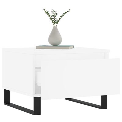 vidaXL Coffee Tables 2 pcs White 50x46x35 cm Engineered Wood