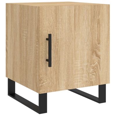 vidaXL Bedside Cabinet Sonoma Oak 40x40x50 cm Engineered Wood