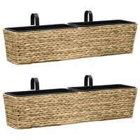 vidaXL Planters 2 pcs Water Hyacinth