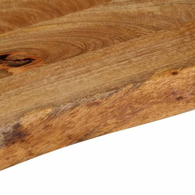 vidaXL Table Top Live Edge 110x40x2.5 cm Solid Wood Mango