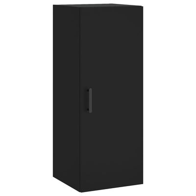 vidaXL Highboard Black 34.5x34x180 cm Engineered Wood