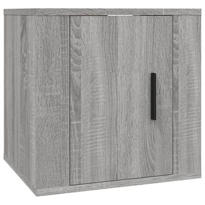 vidaXL 3 Piece TV Cabinet Set Grey Sonoma Engineered Wood