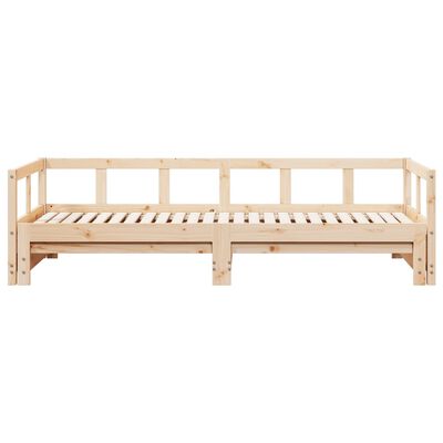 vidaXL Daybed without Mattress 80x200 cm Solid Wood Pine