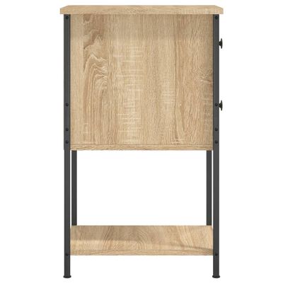 vidaXL Bedside Cabinets 2 pcs Sonoma Oak 32x42x70 cm Engineered Wood