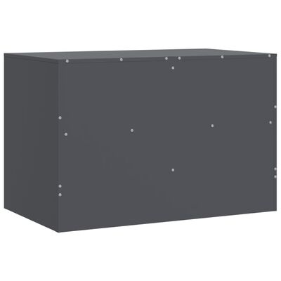 vidaXL TV Cabinet Anthracite 67x39x44 cm Steel