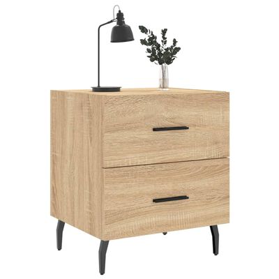 vidaXL Bedside Cabinets 2 pcs Sonoma Oak 40x35x47.5 cm Engineered Wood