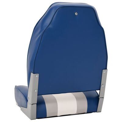 vidaXL 4 Piece Foldable Boat Seat Set High Backrest