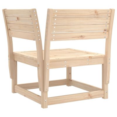 vidaXL 3 Piece Garden Sofa Set Solid Wood Pine