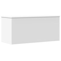 vidaXL Storage Box White 100x42x46 cm Engineered Wood