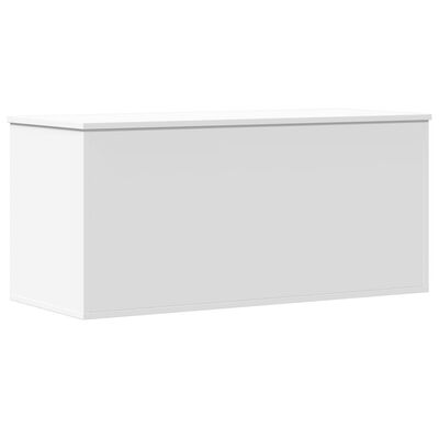 vidaXL Storage Box White 100x42x46 cm Engineered Wood