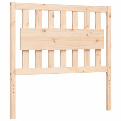 vidaXL Bed Frame without Mattress 100x200 cm Solid Wood Pine