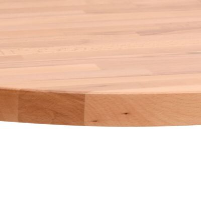 vidaXL Table Top Ø90x4 cm Round Solid Wood Beech