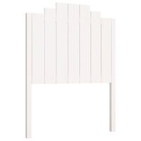 vidaXL Bed Headboard White 81x4x110 cm Solid Wood Pine