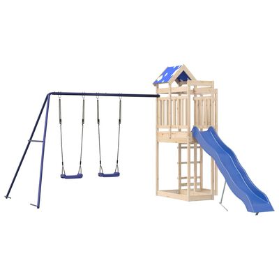 vidaXL Outdoor Playset Solid Wood Pine